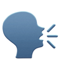 Speaking Head Emoji Apple