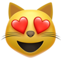 Smiling Cat With Heart Eyes Emoji Apple