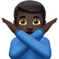 Man Gesturing No Emoji Apple