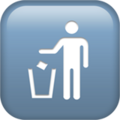 Litter In Bin Sign Emoji Apple