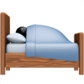 Person In Bed Emoji Apple
