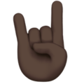 Sign Of The Horns Emoji Apple