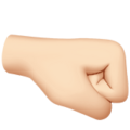 Right Facing Fist Emoji Apple