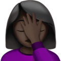 Woman Facepalming Emoji Apple