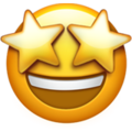 Star Struck Emoji Apple