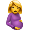 Pregnant Woman Emoji Apple