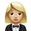 Woman In Tuxedo Emoji Apple