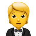 Person In Tuxedo Emoji Apple