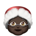 Mrs Claus Emoji Apple