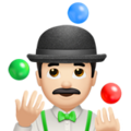 Man Juggling Emoji Apple