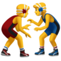 Men Wrestling Emoji Apple