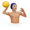 Man Playing Water Polo Emoji Apple