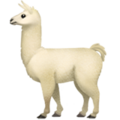 Llama Emoji Apple
