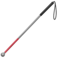 White Cane Emoji Apple