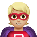 Superhero Emoji Apple