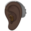 Ear With Hearing Aid Emoji Apple
