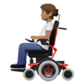 Person In Motorized Wheelchair Emoji Apple