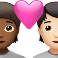 Couple With Heart Emoji Apple