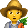 Farmer Emoji Apple