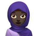 Person With Headscarf Emoji Apple