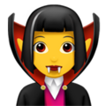 Woman Vampire Emoji Apple