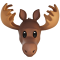 Moose Emoji Apple