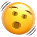 Shaking Face Emoji Apple