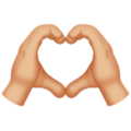 Heart Hands Emoji Apple