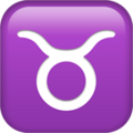 Taurus Emoji Apple