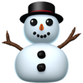 Snowman Without Snow Emoji Apple