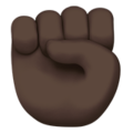 Raised Fist Emoji Apple