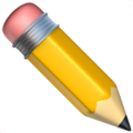 Pencil Emoji Apple