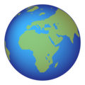 Globe Showing Europe Africa Emoji Emojidex