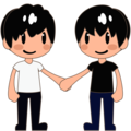 Men Holding Hands Emoji Emojidex