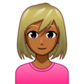 Woman Blond Hair Emoji Emojidex