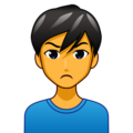 Man Pouting Emoji Emojidex