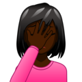 Woman Facepalming Emoji Emojidex