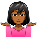 Woman Shrugging Emoji Emojidex