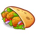 Stuffed Flatbread Emoji Emojidex