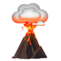 Volcano Emoji Facebook
