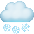 Cloud With Snow Emoji Facebook