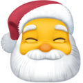 Santa Claus Emoji Facebook