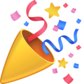 Party Popper Emoji Facebook
