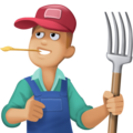 Man Farmer Emoji Facebook