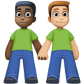 Men Holding Hands Emoji Facebook