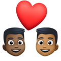 Couple With Heart Man Man Emoji Facebook