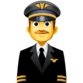 Man Pilot Emoji Facebook