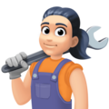 Woman Mechanic Emoji Facebook