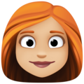 Woman Red Hair Emoji Facebook