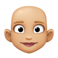 Woman Bald Emoji Facebook